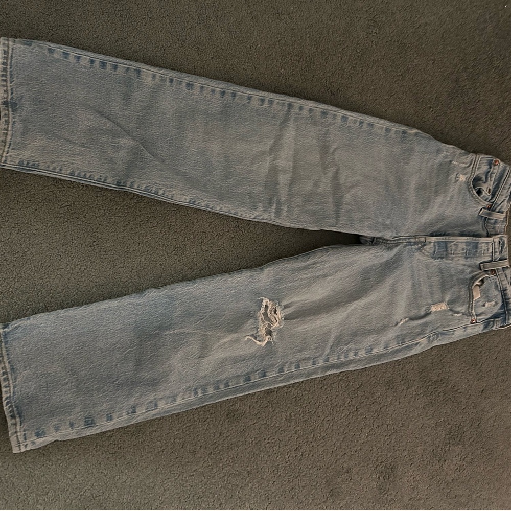 Levi Ribcage straight ankle distressed Jeans